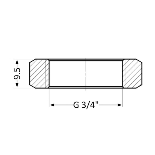 Контргайка Thermo Alliance Standart 3/4" SD40120 купить в САНН Одесса, изображение 2