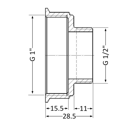 Переходник Thermo Alliance Standart 1"х1/2" ВН SD4092515 купить в САНН Одесса, изображение 2