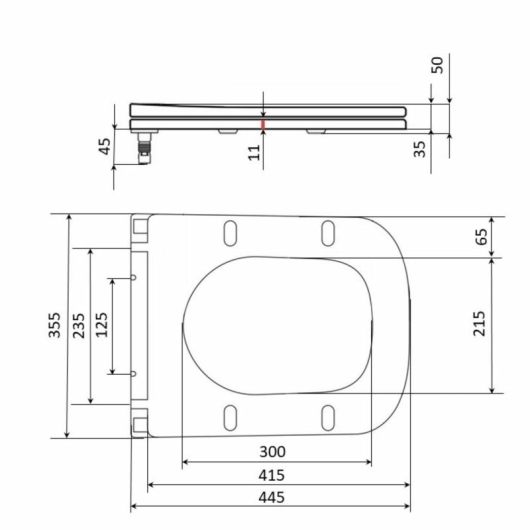 Сиденье для унитаза Qtap Kalao с микролифтом Slim QT08991213AW купить в САНН Одесса, изображение 2