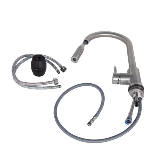 Смеситель для кухни Lidz Aria 015FL2 (k35) LDARI015FL2NKS43397 Nickel купить в САНН Одесса, изображение 5
