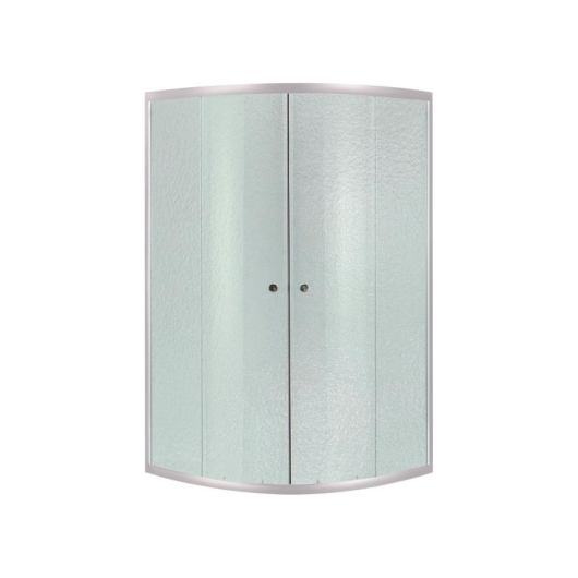 Lidz Latwa SC80x80.SAT.MID.FR Душевая кабина полукруглая, стекло Frost 4 мм + Lidz Душевой поддон KAPIELKA ST80x80x26, с панелью купить в САНН Одесса, изображение 3