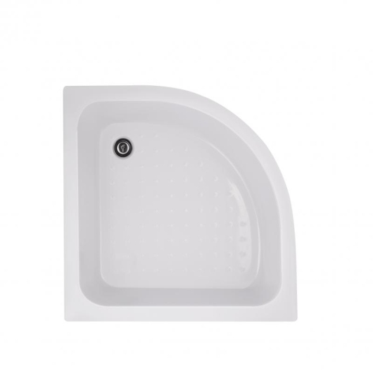 Lidz Latwa SC80x80.SAT.MID.FR Душевая кабина полукруглая, стекло Frost 4 мм + Lidz Душевой поддон KAPIELKA ST80x80x26, с панелью купить в САНН Одесса, изображение 9