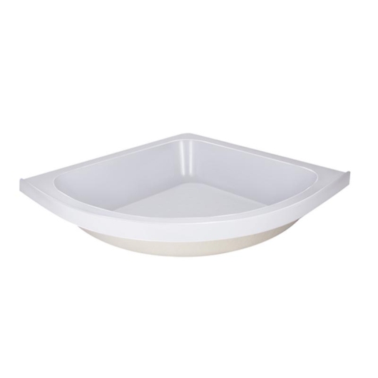 Lidz Latwa SC80x80.SAT.MID.FR Душевая кабина полукруглая, стекло Frost 4 мм + Lidz Душевой поддон KAPIELKA ST80x80x26, с панелью купить в САНН Одесса, изображение 10