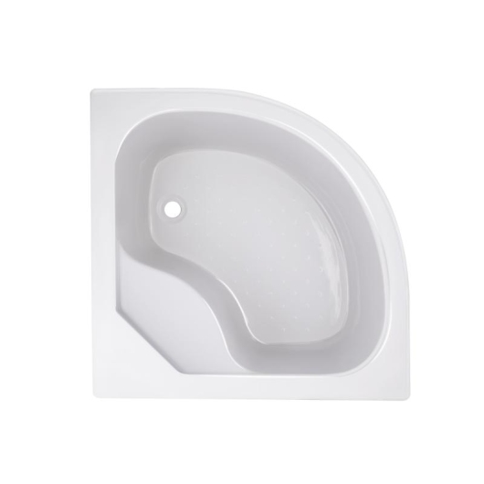 Душова кабіна Latwa SC80x80.SAT.HIGH.GR полукругла, скло тон. 4 мм + Душовий піддон KAPIELKA ST80x80x41, з панеллю Lidz купити в САНН Одеса, зображення 9