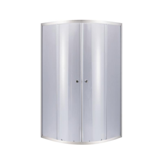 Lidz Latwa SC90x90.SAT.HIGH.GR Душевая кабина полукруглая, стекло тон 4 мм + Lidz Душевой поддон KAPIELKA ST90x90x41, с панелью купить в САНН Одесса, изображение 3