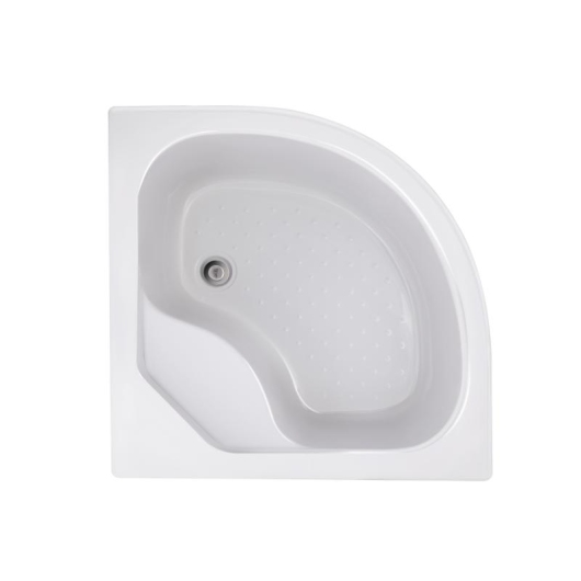 Lidz Latwa SC90x90.SAT.HIGH.GR Душевая кабина полукруглая, стекло тон 4 мм + Lidz Душевой поддон KAPIELKA ST90x90x41, с панелью купить в САНН Одесса, изображение 9