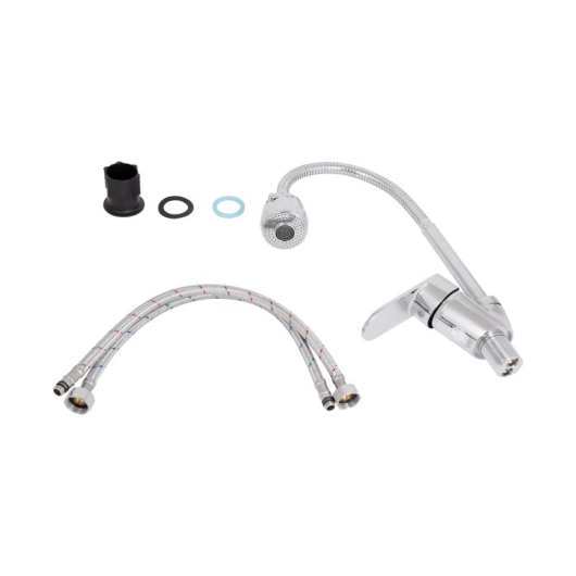 Смеситель для кухни Lidz Tani 008F4 с гибким изливом (k40) LDTAN008F4CRM44972 Chrome купить в САНН Одесса, изображение 7