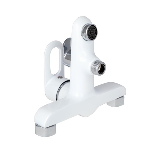 Смеситель для ванны Lidz Latwa 006 (c душевым гарнитуром) (k35) LDLAT006WHI45424 White купить в САНН Одесса, изображение 3