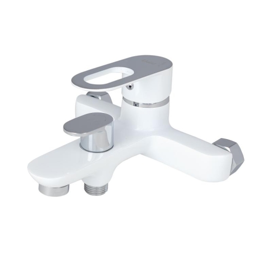 Смеситель для ванны Lidz Latwa 006 (c душевым гарнитуром) (k35) LDLAT006WHI45424 White купить в САНН Одесса, изображение 4