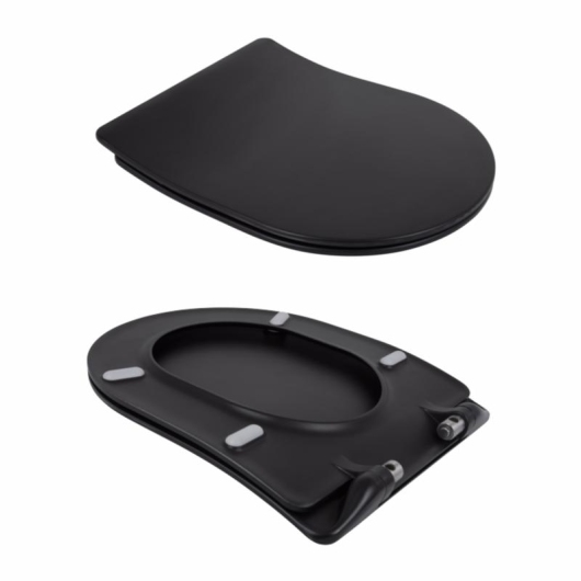 Унітаз підвісний Qtap Taurus безободковий з сидінням Soft-close QT2433084EUQMB купить в САНН Одесса, изображение 12