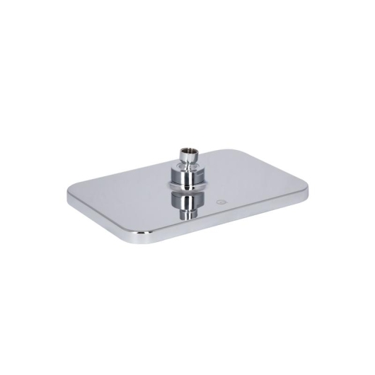 Лейка для верхнего душа Qtap Hlavova 260x180 мм прямоугольная QTHLA107CRM45784 Chrome/Black купить в САНН Одесса, изображение 3