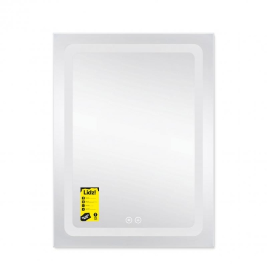 Зеркало Lidz Kubis 600х800 с LED-подсветкой Touch, с антизапотеванием, с диммером, рег. яркости LD78LF9376080 купить в САНН Одесса, изображение 3
