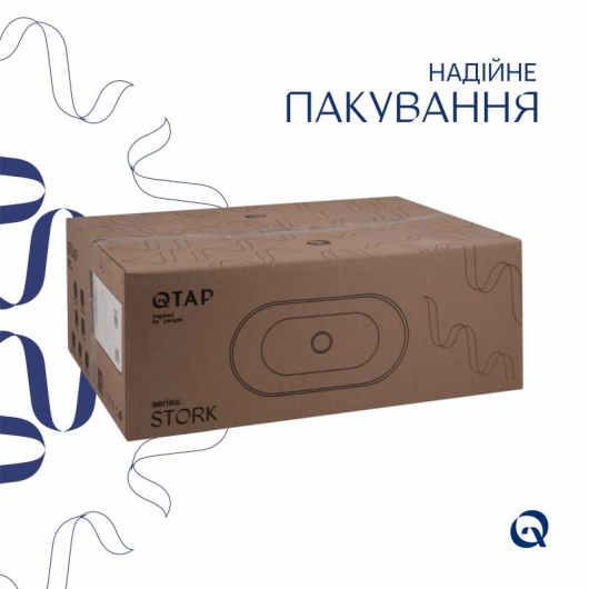 Раковина Qtap Stork 570x390x210 White QT15110522W купить в САНН Одесса, изображение 6
