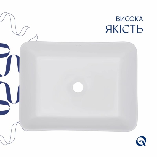 Раковина-чаша Qtap Tern 480х370х135 White QT17116069W купить в САНН Одесса, изображение 4