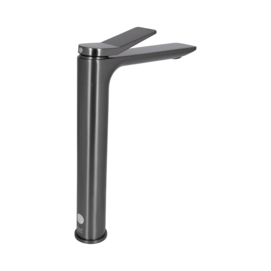 Смеситель для раковины Qtap Presto высокий QTPRE269GRP45582 Gunmetal Black купить в САНН Одесса, изображение 3