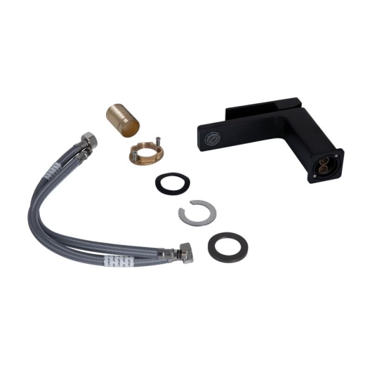 Смеситель для раковины Qtap Gemini QTGEM270BLM45674 Black Matt купить в САНН Одесса, изображение 4