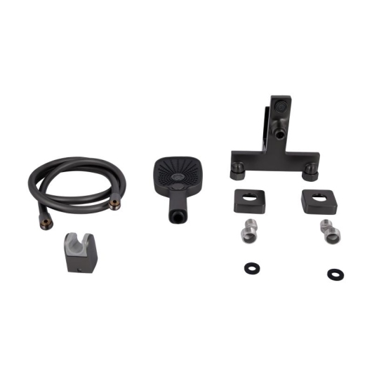 Смеситель для ванны Qtap Gemini (c душевым гарнитуром) QTGEM259GMB45684 Gunmetal Black PVD купить в САНН Одесса, изображение 7