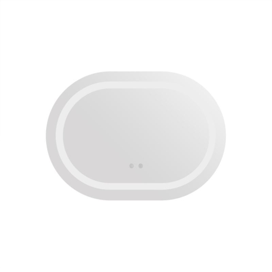 Зеркало Qtap Gemini 600х800 с LED-подсветкой Touch, с антизапотеванием, с диммером, рег. темп. цвета (3000-6500K) QT2578R6080 купить в САНН Одесса, изображение 3