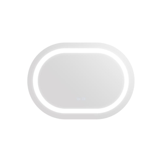 Зеркало Qtap Gemini 600х800 с LED-подсветкой Touch, с антизапотеванием, с диммером, рег. темп. цвета (3000-6500K) QT2578R6080 купить в САНН Одесса, изображение 4