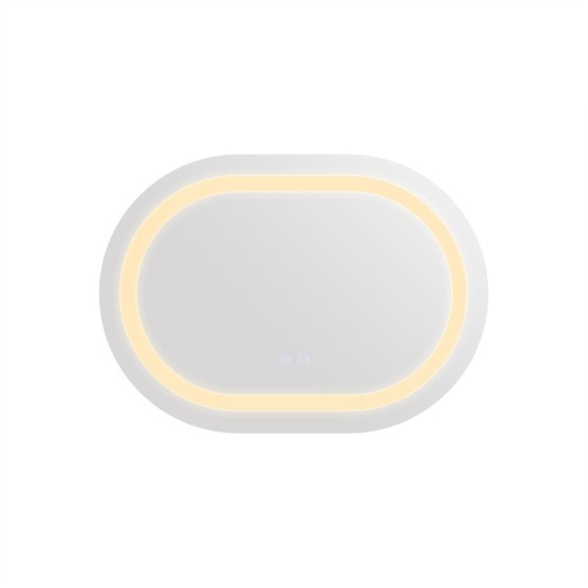 Зеркало Qtap Gemini 600х800 с LED-подсветкой Touch, с антизапотеванием, с диммером, рег. темп. цвета (3000-6500K) QT2578R6080 купить в САНН Одесса, изображение 5