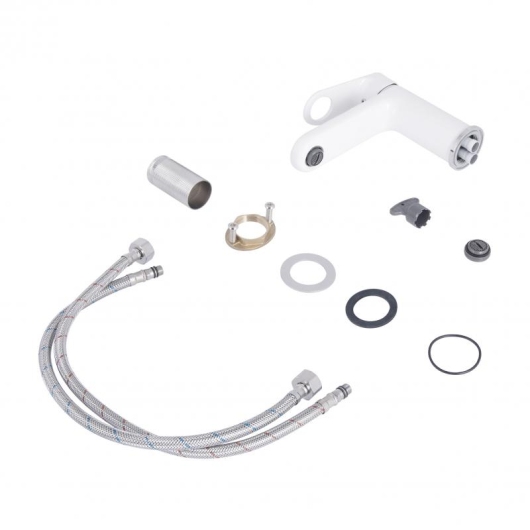 Смеситель для раковины Qtap Jay QTJAY270CRW45551 Chrome/White купить в САНН Одесса, изображение 4