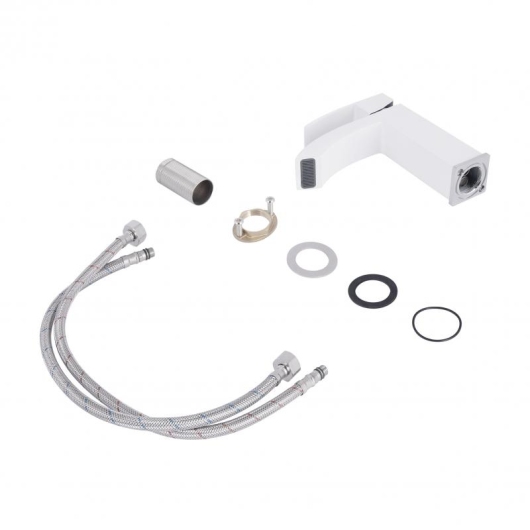 Смеситель для раковины Qtap Swan Cascada QTSWA270CRW45568 Chrome/White купить в САНН Одесса, изображение 4