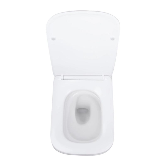Готове рішення Qtap для ванної кімнати: підвісний унітаз Tern Ultra Quiet 525x345x360 + комплект інсталяції Nest 4 в 1 (квадратна клавіша Chrome) купити в САНН Одеса, зображення 6