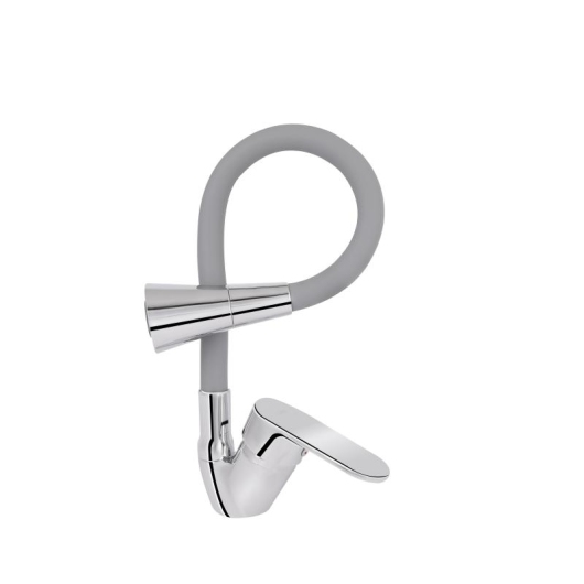 Смеситель для кухни Lidz Tani 008F3 с гибким изливом (k40) LDTAN008F3GCR39507 Chrome/Grey купить в САНН Одесса, изображение 3