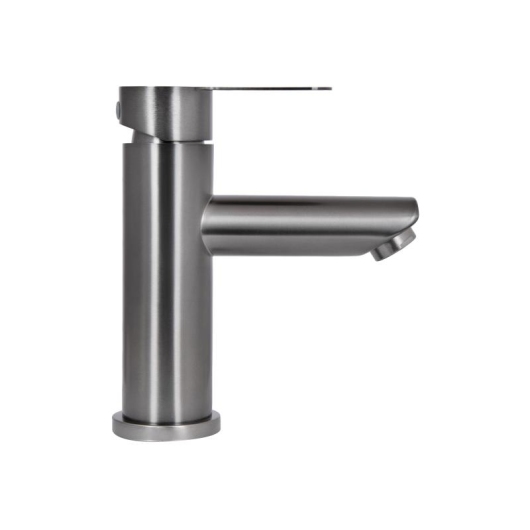 Смеситель для раковины Brinex Pure 001F низкий  Gunmetal Black BRIPUR001FGRP купить в САНН Одесса, изображение 4
