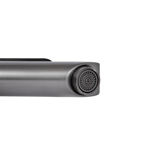 Смеситель для раковины Brinex Pure 001F низкий  Gunmetal Black BRIPUR001FGRP купить в САНН Одесса, изображение 6