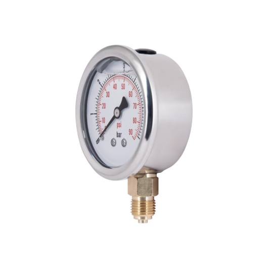 Манометр с глицерином Thermo Alliance Forte 6 бар, 1/4"Н, нижнее подключение TAF170G6B купить в САНН Одесса, изображение 3