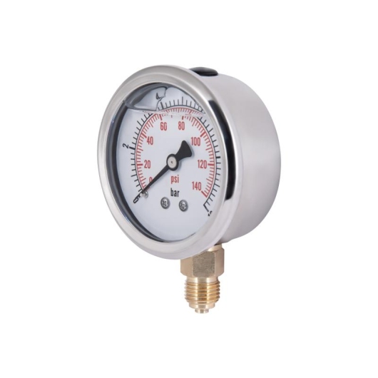 Манометр с глицерином Thermo Alliance Forte 10 бар, 1/4"Н, нижнее подключение TAF170G10B купить в САНН Одесса, изображение 3