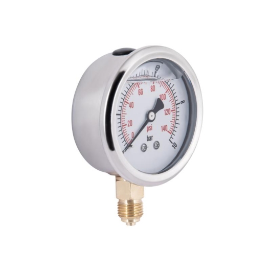 Манометр с глицерином Thermo Alliance Forte 10 бар, 1/4"Н, нижнее подключение TAF170G10B купить в САНН Одесса, изображение 4