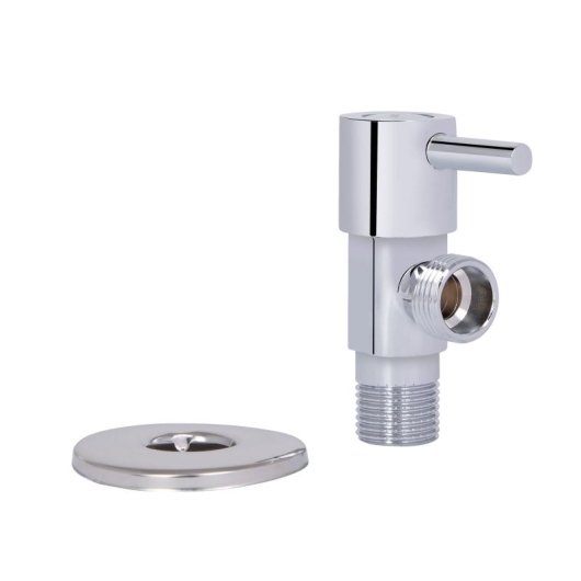 Кран кутовий Thermo Alliance Standart (ручка паличка) з керам.буксою 1/2"З х 1/2"З SF343W1515 купити в САНН Одеса, зображення 7