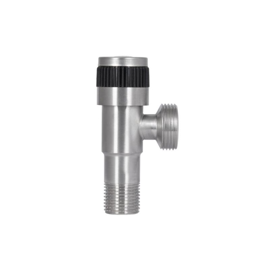 Кран угловой Thermo Alliance Standart 1/2"Нх3/4"Н нерж., с керам. буксой TAS345W1520SS купить в САНН Одесса, изображение 5