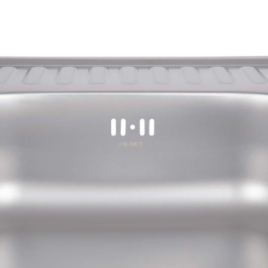 Кухонная мойка Brinex 6060-L 0,6 мм Satin (BRIN6060LSAT06) купить в САНН Одесса, изображение 7