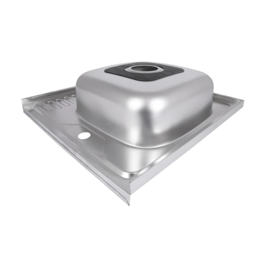 Кухонная мойка Brinex 6060-R 0,6 мм Satin (BRIN6060RSAT06) купить в САНН Одесса, изображение 5