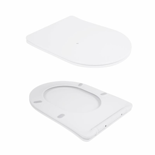 Унітаз підвісний Qtap Scorpio безободковий Ultra Quiet з сидінням Soft-close QT14332380ASW купити в САНН Одеса, зображення 8