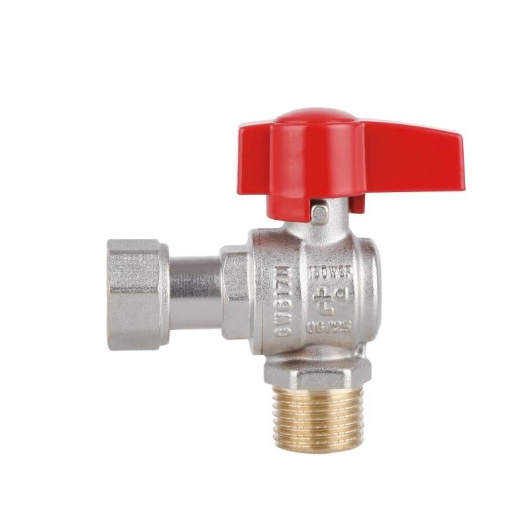 Кран шаровой Thermo Alliance Standart 1/2"ВН угловой, PN40, с накидной гайкой TAS224W15 купить в САНН Одесса, изображение 4