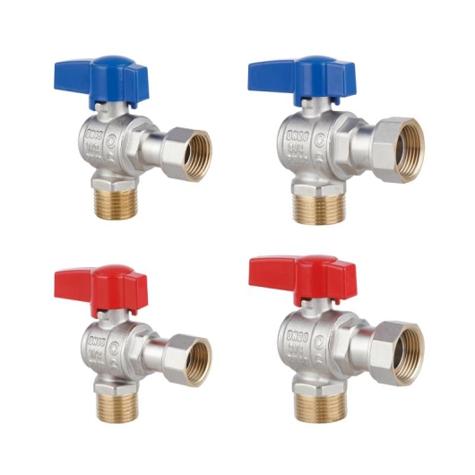Комплект угловой кранов Thermo Alliance Standart  1/2"ВН -3/4"ВН с накидной гайкой  для подключенние котла TAS225RBW1520 купить в САНН Одесса, изображение 3