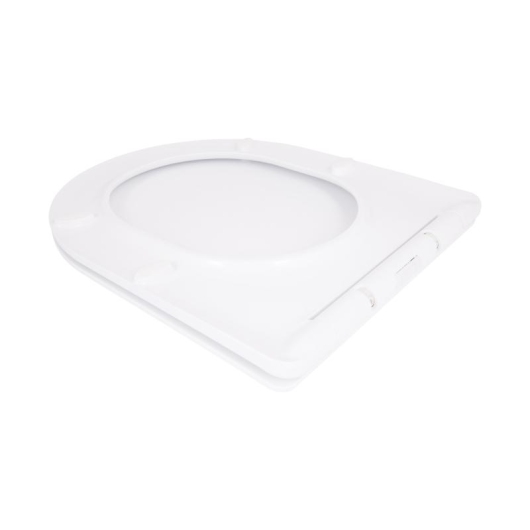 Qtap Сидіння для унітаза (Jay 640, Swan 640) 422x360x30 мм, White, з мікроліфтом, Slim Duroplast, Quick Release QTSC179W48699 купити в САНН Одеса, зображення 3