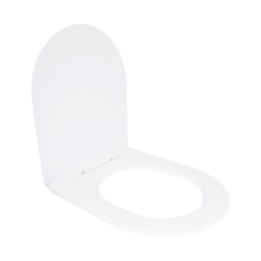 Qtap Сидіння для унітаза (Jay 640, Swan 640) 422x360x30 мм, White, з мікроліфтом, Slim Duroplast, Quick Release QTSC179W48699 купити в САНН Одеса, зображення 4