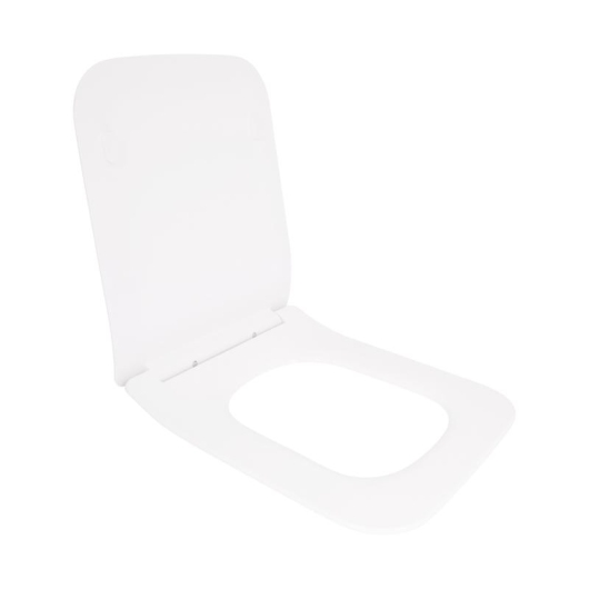 Qtap Сиденье для унитаза (Crow 640) 460x350x47 мм, White, с микролифтом, Slim Duroplast, Quick Release QTSC179W48700 купить в САНН Одесса, изображение 4
