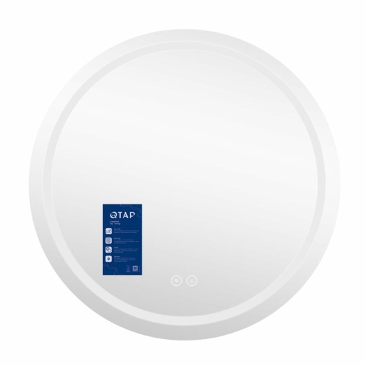 Зеркало Qtap Mideya R1000 с LED-подсветкой Touch, с антизапотеванием, диммером QTMIDR100049003 купить в САНН Одесса, изображение 3