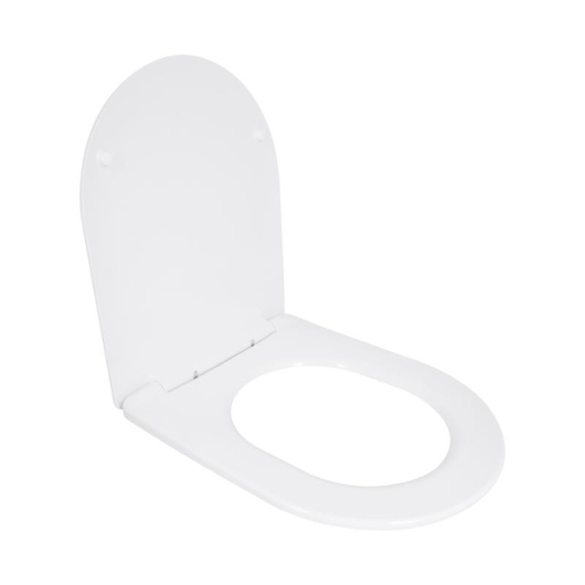 Сиденье для унитаза Qtap (Taurus 490) 422x360x30 мм, White, с микролифтом, Slim Duroplast, Quick Release QTSC179W49383 купить в САНН Одесса, изображение 3