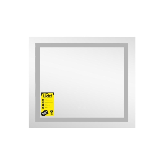 Зеркало Lidz Kubis (KU1) 700х600 с LED-подсветкой Touch, с антизапотеванием, с диммером, рег. яркости LDKU60070049285 купить в САНН Одесса, изображение 3
