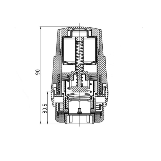 Thermo Alliance Forte Термоголовка Click System TAF303 купить в САНН Одесса, изображение 2