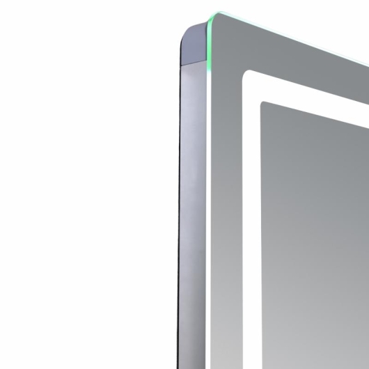 Зеркало Qtap Mideya (MI2) 1000х800 с часами, с LED-подсветкой Touch, с антизапотеванием, диммером, рег. яркости QTMID100080049266 купить в САНН Одесса, изображение 4