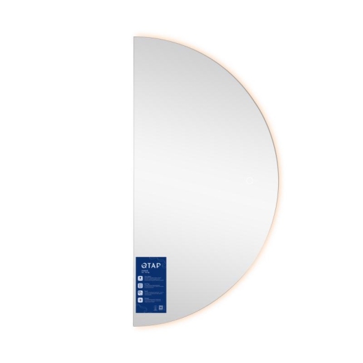 Зеркало Qtap Taurus HR1200 с LED-подсветкой Touch, с антизапотеванием, с диммером, рег. темп. цвета (3000-6500K) QTTAUHR1200 купить в САНН Одесса, изображение 6