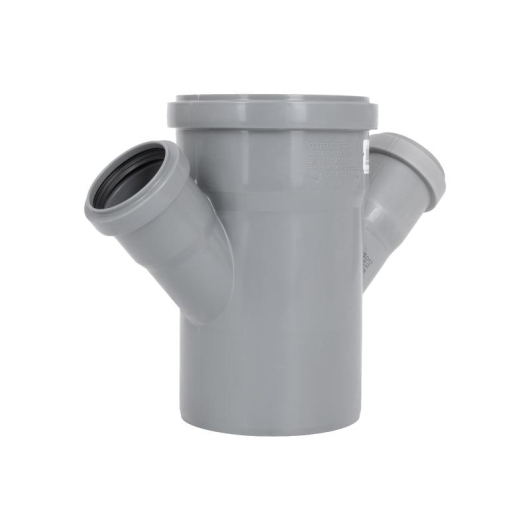 Крестовина канализационная Ostendorf-OSMA HT-System PLUS d110/50/110/50×45° купить в САНН Одесса, изображение 3
